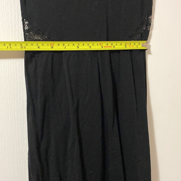 Black mini dress with lace back and lace side detail. - Picture 7 of 7